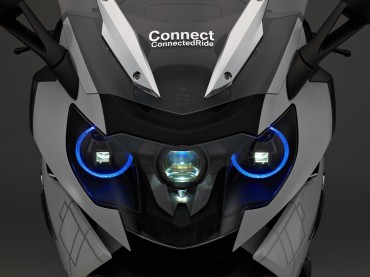 Luz Láser en K 1600 GTL, BMWMOTORRAD “se luce” en el CES