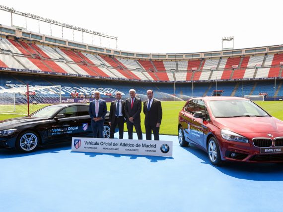 Nuevo vehículo oficial del Atlético de Madrid