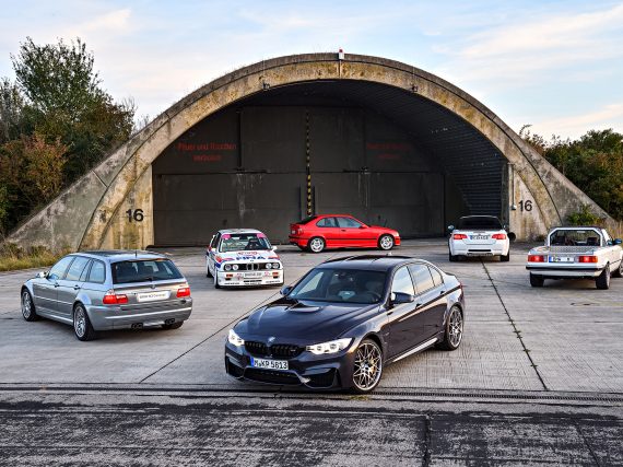 Los cuatro inéditos prototipos BMW M3