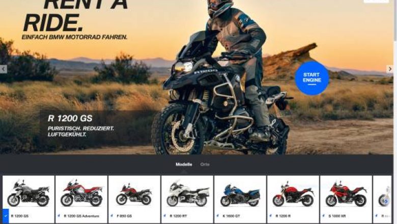 Servicio “Rent a Ride” de BMW Motorrad