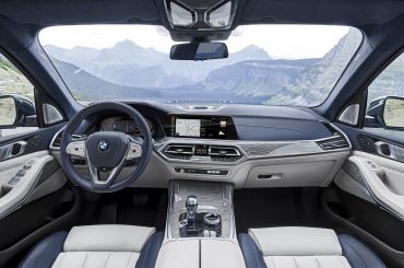 El interior del BMW X7