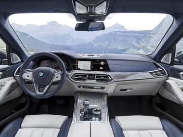 El interior del BMW X7