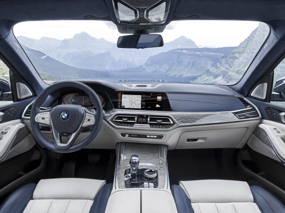 El interior del BMW X7